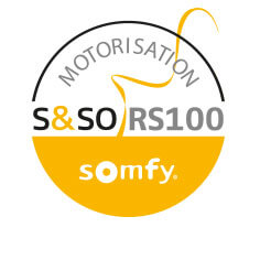 Motorisation radio Somfy IO RS100